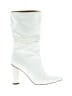 IRO 100% Leather White Boots Size EU 40 - photo 1