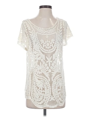 Buttons Short Sleeve Top (view 1)