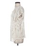 Buttons Ivory Short Sleeve Top Size S - photo 5
