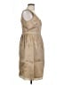 J.Crew 100% Silk Tan Cocktail Dress Size 12 - photo 4