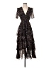 Hale Bob 100% Polyester Black Cocktail Dress Size XS - photo 1