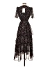 Hale Bob 100% Polyester Black Cocktail Dress Size XS - photo 2