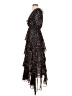 Hale Bob 100% Polyester Black Cocktail Dress Size XS - photo 5