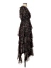 Hale Bob 100% Polyester Black Cocktail Dress Size XS - photo 4