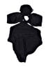 J.Crew Solid Black One Piece Swimsuit Size 10 - photo 1