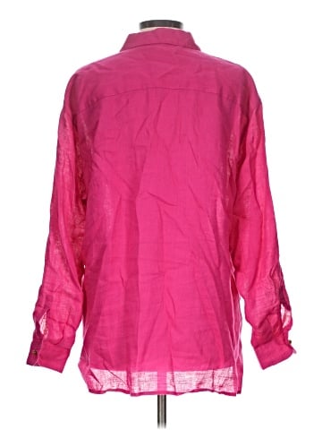 Magaschoni Long Sleeve Button-Down Shirt (view 2)