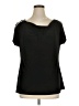 MSK Black Short Sleeve Top Size XL - photo 1