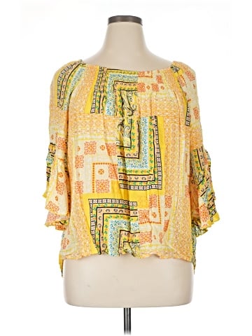 Cato 3/4 Sleeve Blouse (view 1)