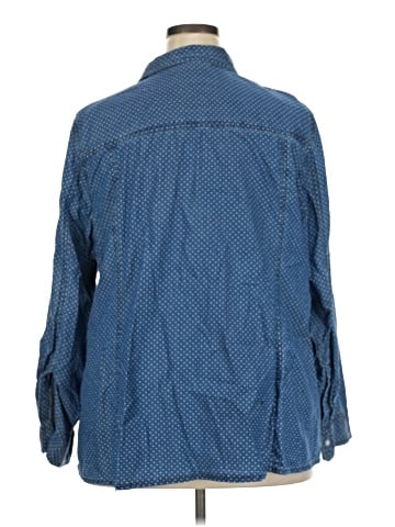 Catherines Long Sleeve Button-Down Shirt (view 2)