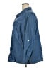 Catherines 100% Cotton Blue Long Sleeve Button-Down Shirt Size 2X - photo 5