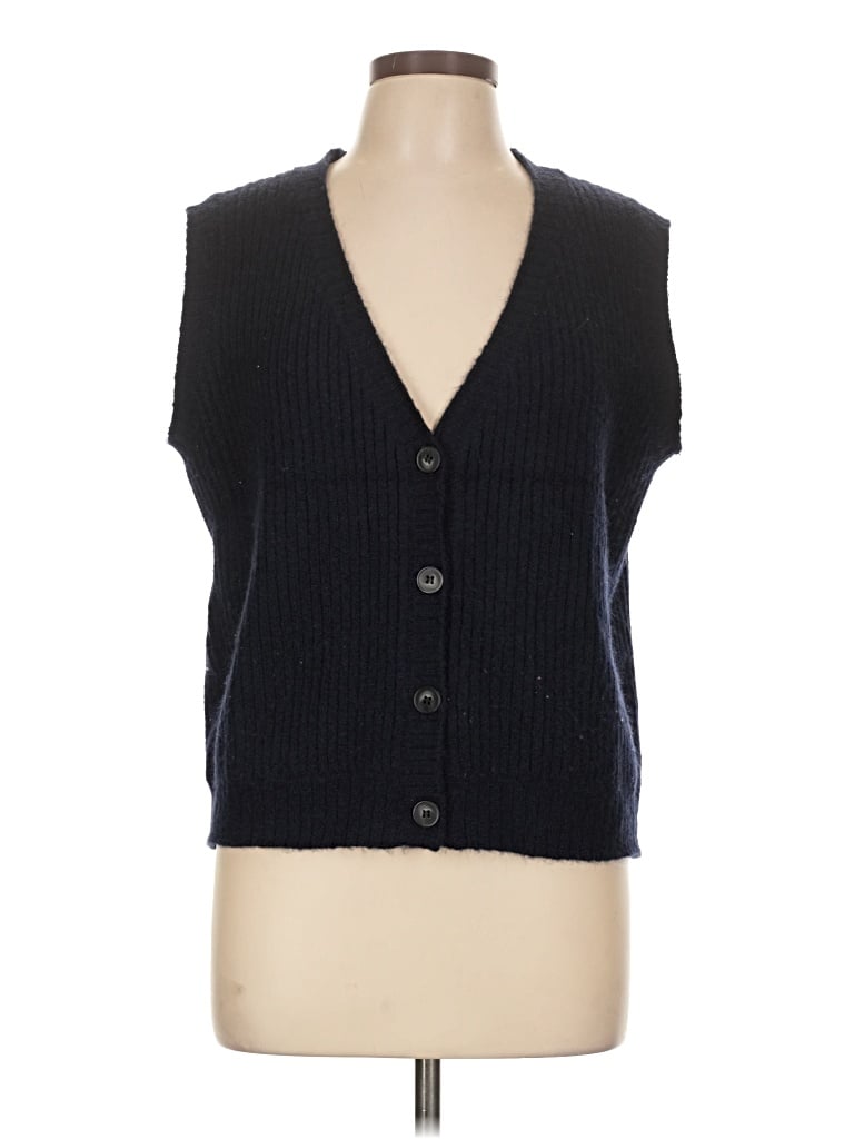 Pre-owned Callahan Sweater Vest In Black