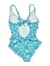 Apt. 9 Paisley Blue One Piece Swimsuit Size M - photo 2