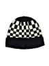 Zara Checkered-gingham Black Beanie One size - photo 1