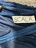 Scala 100% Polyester Stars Blue Cocktail Dress Size 14 - photo 7