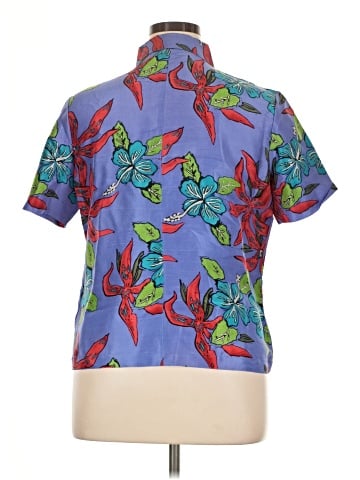 Kathy Van Zeeland Short Sleeve Blouse (view 2)