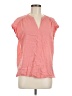Splendid Pink Short Sleeve Blouse Size M - photo 1