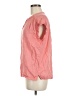 Splendid Pink Short Sleeve Blouse Size M - photo 5