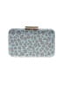 Sondra Roberts Animal Print Blue Teal Clutch One size - photo 1