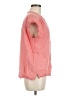 Splendid Pink Short Sleeve Blouse Size M - photo 4