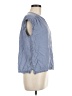 Splendid Blue Sleeveless Blouse Size M - photo 4