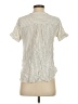 Gap - Maternity 100% Rayon Stripes Ivory Short Sleeve Blouse Size Sm Maternity - photo 2