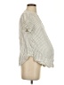 Gap - Maternity 100% Rayon Stripes Ivory Short Sleeve Blouse Size Sm Maternity - photo 4