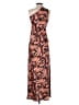 WAYF Paisley Brown Casual Dress Size XS - photo 2