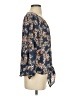 West Kei 100% Polyester Blue 3/4 Sleeve Blouse Size S - photo 4