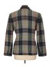 Evan Picone 100% Lambswool Plaid Gray Wool Blazer Size 12 - photo 2