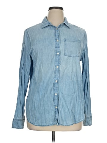 Gap Long Sleeve Button-Down Shirt (view 1)