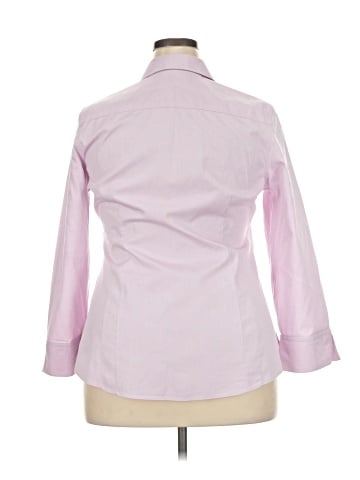 Gold Label Investments 3/4 Sleeve Button-Down Shirt (view 2)