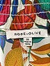 Rose + Olive Tropical Orange Casual Pants Size 2X - photo 4
