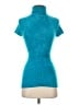 Cache 100% Nylon Teal Turtleneck Sweater Size S - photo 1