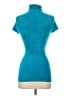 Cache 100% Nylon Teal Turtleneck Sweater Size S - photo 2