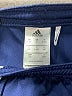 Adidas 100% Polyester Stripes Blue Athletic Shorts Size S (kids) - photo 3