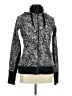 Athleta Animal Print Black Zip Up Hoodie Size M - photo 1