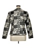Silkland 100% Acetate Color Block Paisley White Silver Jacket Size XL - photo 2