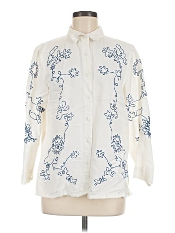 Dialogue 3/4 Sleeve Blouse (view 1)