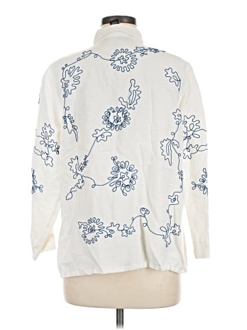 Dialogue 3/4 Sleeve Blouse (view 2)