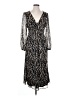 Sofia Jeans by Sofia Vergara Animal Print Black Cocktail Dress Size S - photo 1
