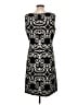 Ann Taylor Graphic Black Cocktail Dress Size 12 - photo 2