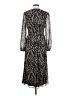 Sofia Jeans by Sofia Vergara Animal Print Black Cocktail Dress Size S - photo 2