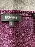 Express 100% Polyester Purple Pullover Sweater Size XS - photo 7