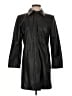 Ann Taylor LOFT 100% Leather Black Trenchcoat Size S - photo 1
