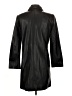 Ann Taylor LOFT 100% Leather Black Trenchcoat Size S - photo 2