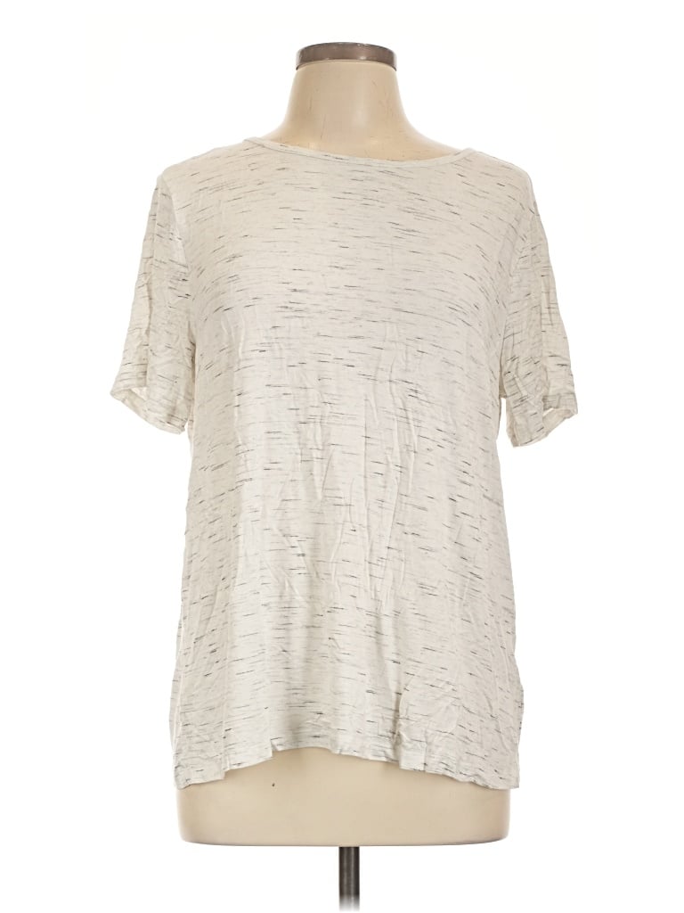 Pre-owned Luxe Short Sleeve T-shirt In Ivory