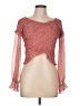 Lucy Paris Red Long Sleeve Blouse Size L - photo 1