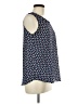 Papermoon 100% Polyester Blue Sleeveless Blouse Size M - photo 4