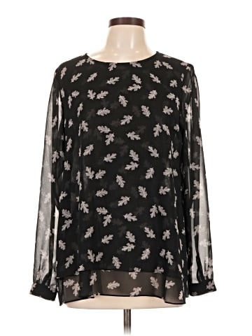 Anne Klein Long Sleeve Blouse (view 1)