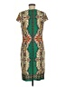 Studio One Paisley Green Casual Dress Size M - photo 2
